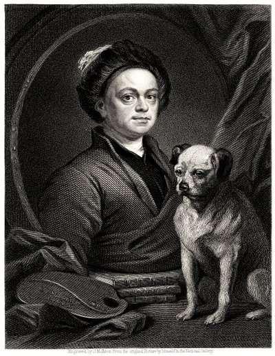Gulielmus Hogarth, 19. Jahrhundert von James Mollison