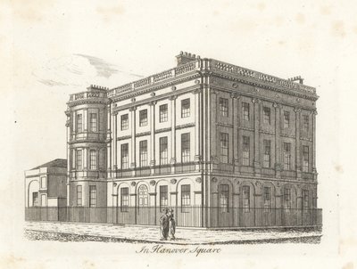 Harewood House, Hanover Square, London von James Peller Malcolm