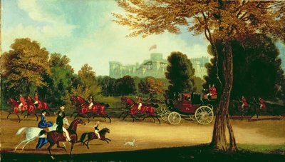 William IV. fährt im Windsor Park von James Pollard