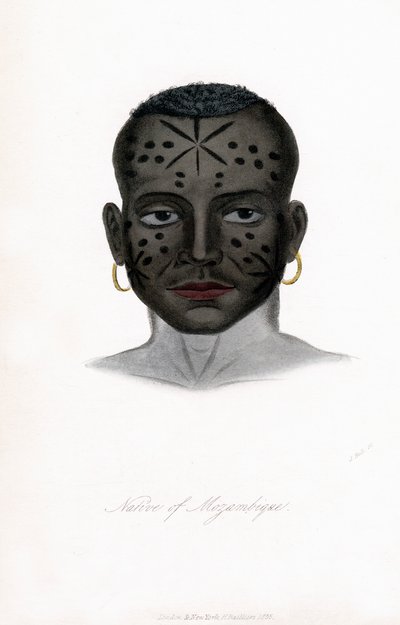 Einheimischer aus Mosambik, ca. 1850 von James Prichard