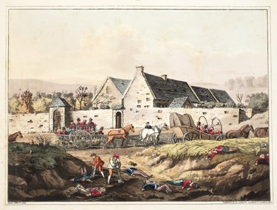 Der Bauernhof von La Haye Sainte von James Rouse