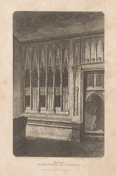 Die untere Lobby, House of Commons von James Sands