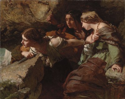 Mut, Angst und Verzweiflung: Die Schlacht beobachten von James Sant