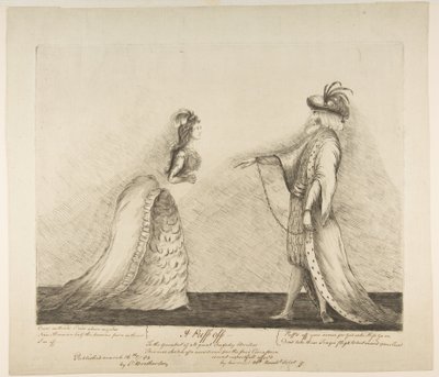 Ein Puff, ca. 1782 von James Sayers
