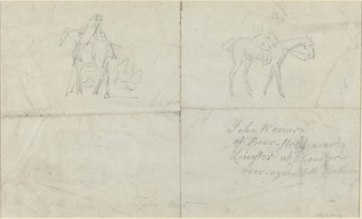 Reiter (verso) von James Seymour