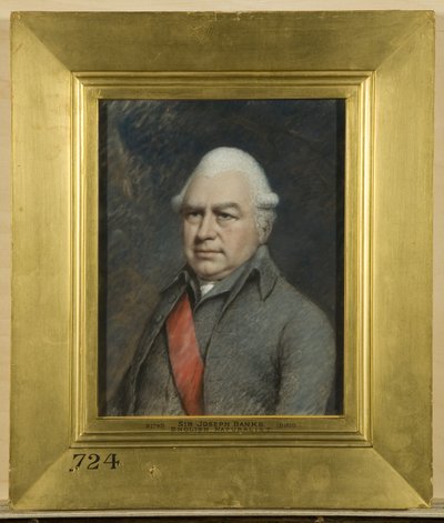 Sir Joseph Banks, englischer Naturforscher von James Sharples