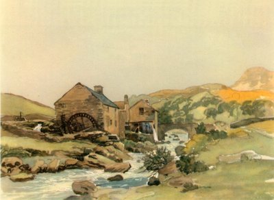 Wassermühle, frühes-mittleres 19. Jahrhundert, 1947 von James Stark