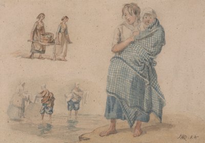 Schottische Bäuerinnen von James Ward