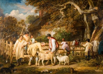 Schafsalbung, 1828 von James Ward