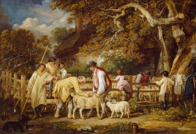 Schafsalbung, 1828 von James Ward