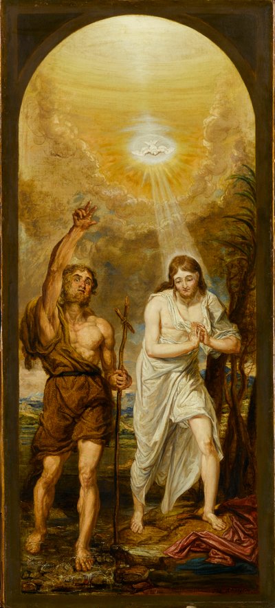Die Taufe Christi, 1841 von James Ward
