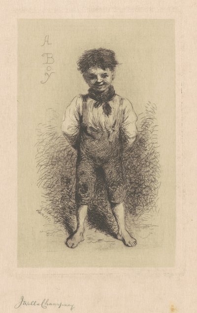 Ein Junge von James Wells Champney