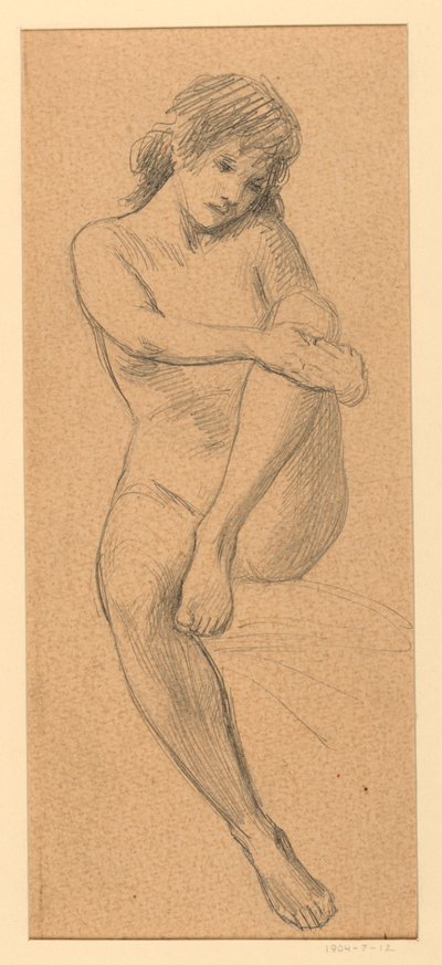 Weiblicher Akt von James Wells Champney
