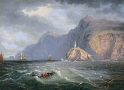 South Stack Rock Holyhead von James Wilson Carmichael