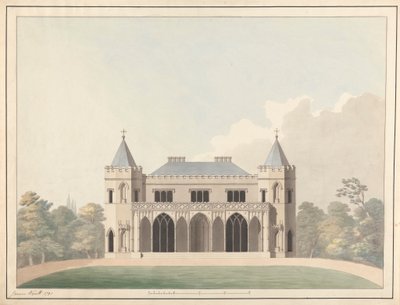 Entwurf für Little Frogmore: Erhebung von James Wyatt