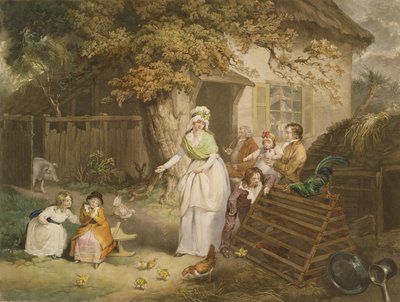 Der Rückzug der Bürger, 1796 von James after Ward