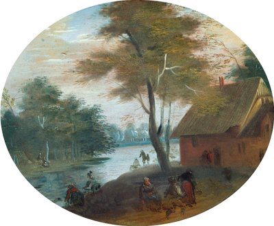 Flusslandschaft von Jan (follower of) Brueghel