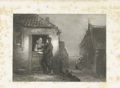 Volendams Paar von Jan Baptist Tetar van Elven