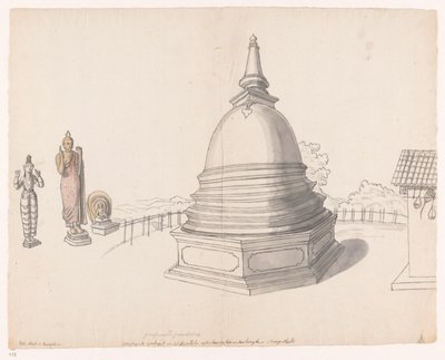 Singhalesische Stupa in Moegerikalle von Jan Brandes