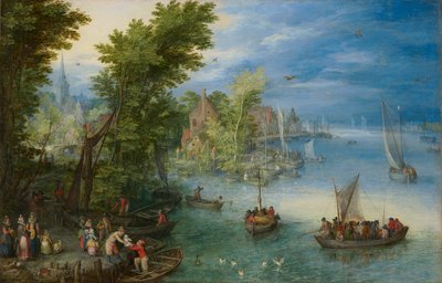 Flusslandschaft von Jan Brueghel the Elder