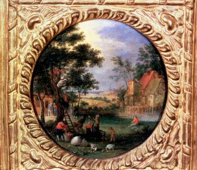 Äpfel sammeln, 1630er von Jan Brueghel the Younger