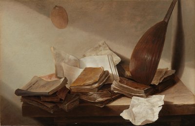 Stillleben mit Büchern von Jan Davidsz de Heem