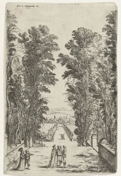 Terrasse in einem Park von Jan Fouceel