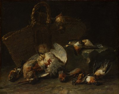 Ein Korb und Vögel von Jan Fyt
