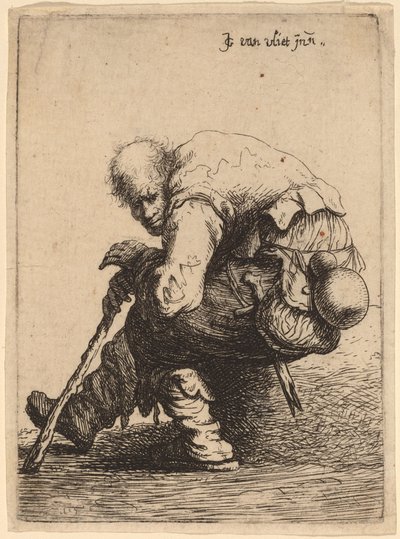Sitzender Bettler, 1632 von Jan Georg van Vliet