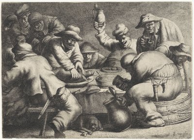 Bauernmahlzeit von Jan Gillisz. van Vliet