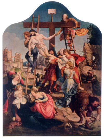 Die Kreuzabnahme, um 1520 von Jan Gossaert