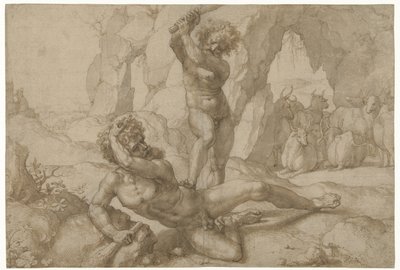 Herkules und Cacus von Jan Gossart