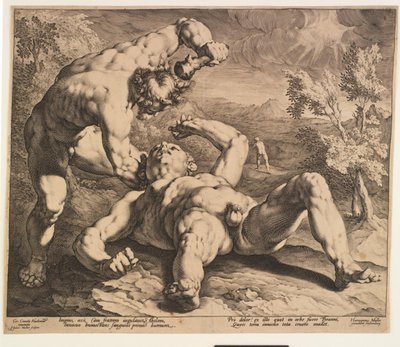 Kain tötet Abel von Jan Harmensz. Muller