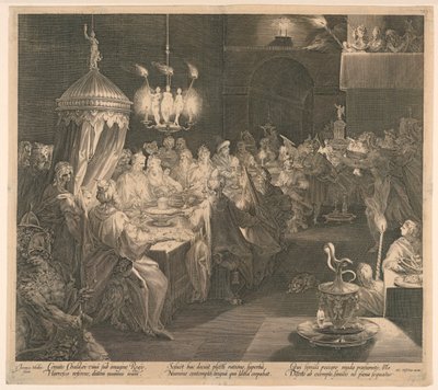 Das Festmahl des Belsazar von Jan Harmensz Muller