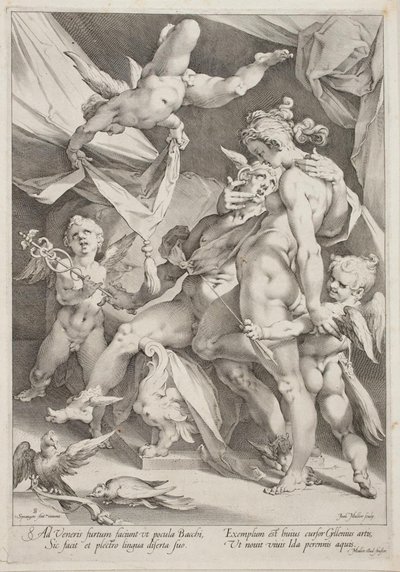 Venus und Merkur von Jan Harmensz. Muller