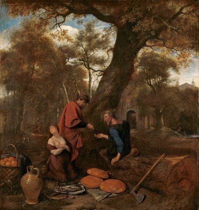 Erysichthon verkauft seine Tochter Mestra von Jan Havicksz. Steen