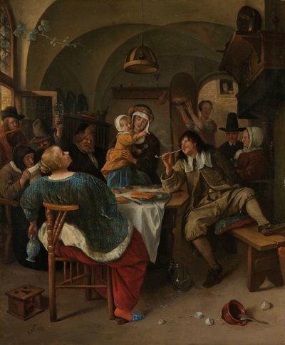 Familienszene von Jan Havicksz. Steen