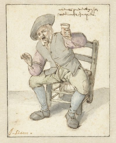 Singender Bauer von Jan Havicksz. Steen
