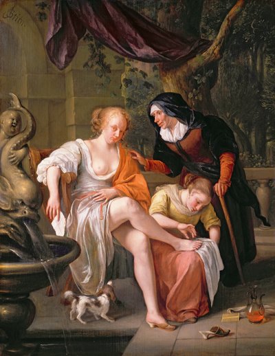 Bathseba nach dem Bad von Jan Havickszoon Steen