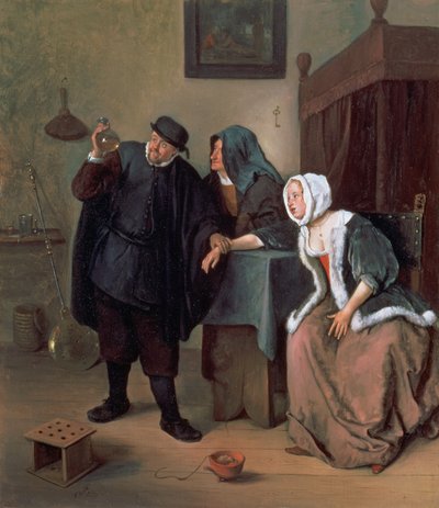 Der Besuch des Arztes von Jan Havickszoon Steen