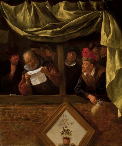 Die Rhetoriker, ca. 1655 von Jan Havickszoon Steen