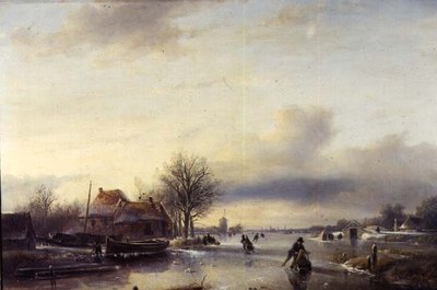 Winterlandschaft von Jan Jacob Spohler