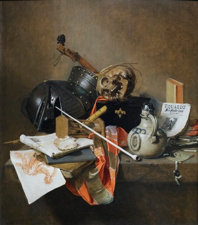Vanitas-Stillleben von Jan Jansz Treck