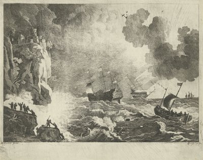 Schiffbruch von Jan Lauwryn Krafft (I)