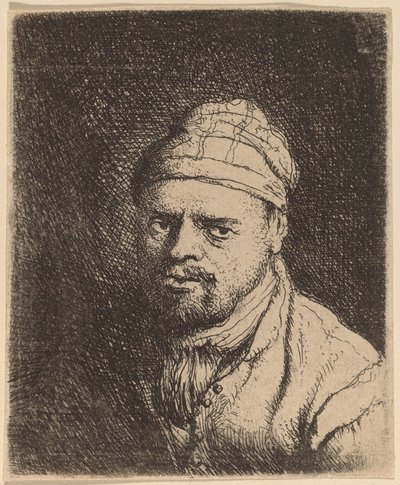 Büste eines Kochs mit Mütze von Jan Lievens