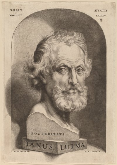 Janus Lutma der Ältere (Posteritati) von Jan Lutma II