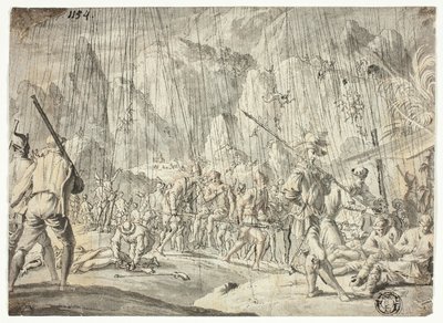 Schlachtenszene von Jan Luyken