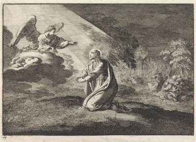 Christus im Garten Gethsemane von Jan Luyken