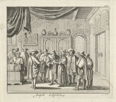 Jüdische Scheidung von Jan Luyken