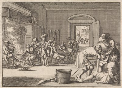 Verfolgung der Reformierten in Frankreich, 1685 von Jan Luyken